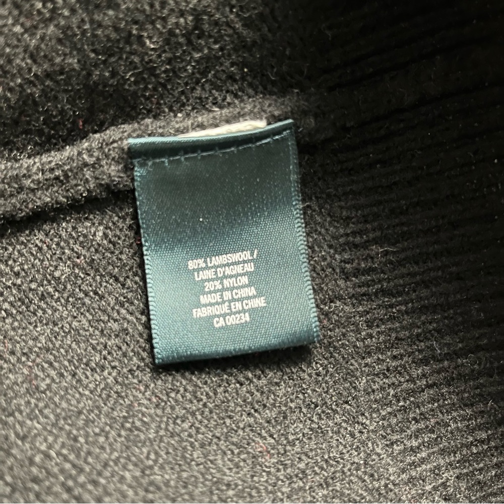 HUDSON NORTH lambswool blend dad sweater mens size Large v-neck long sleeve - Picture 9 of 9